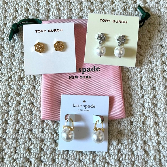 Tory Burch Jewelry - All 3 for $59🔥Tory Burch Kate spade earrings bundle set
